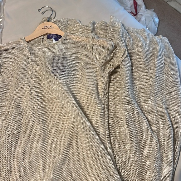 Womens ralph Lauren Mesh short sleeve evening dress! - Picture 7 of 9